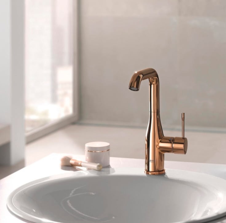 Grohe Essence håndvaskarmatur, kobber