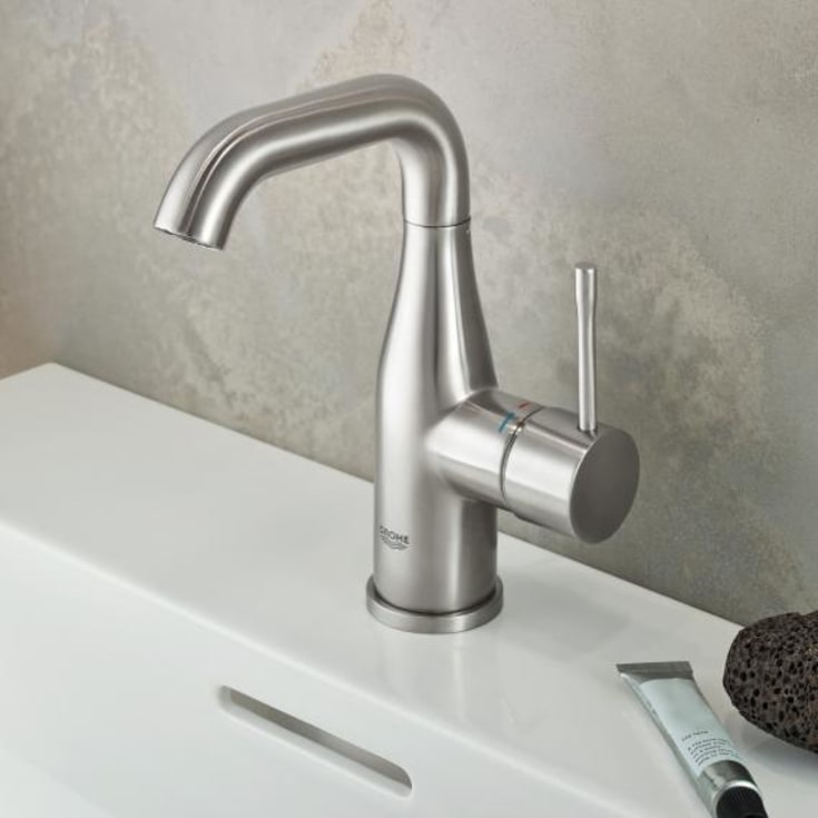 Grohe Essence servantbatteri, rustfri stål