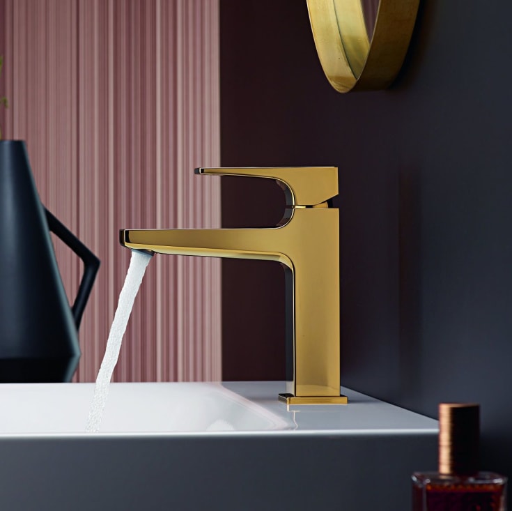 Hansgrohe Metropol 110 tvättställsblandare, guld