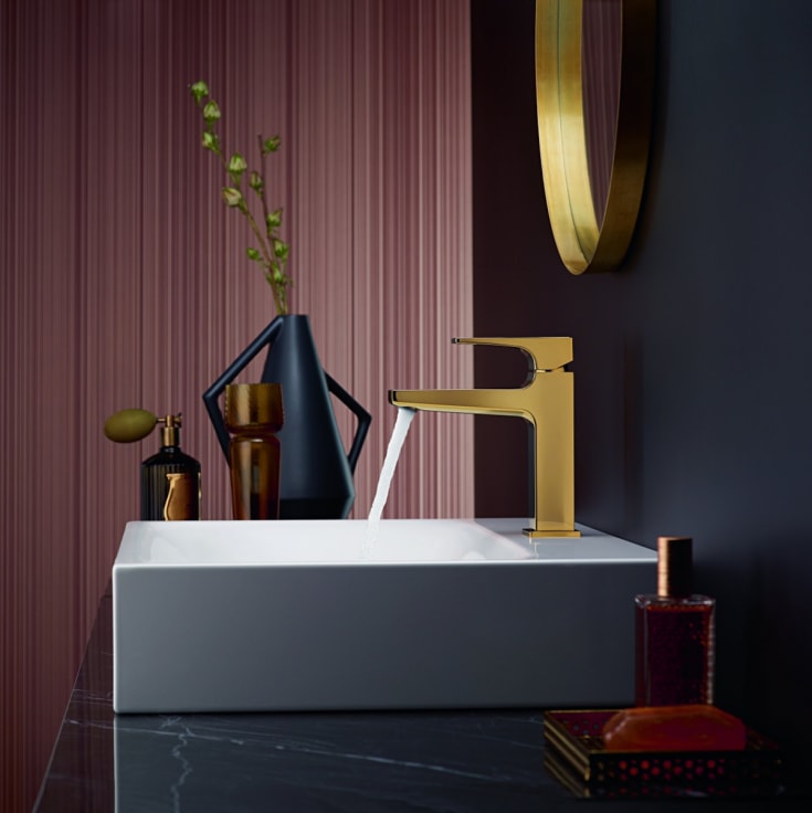 Hansgrohe Metropol 110 tvättställsblandare, guld