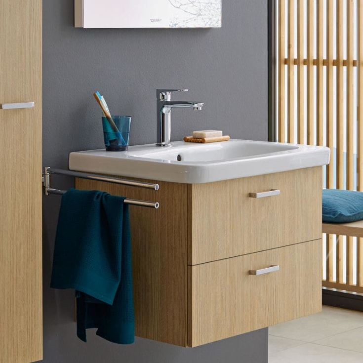 Duravit A.1 tvättställsblandare, medium, krom