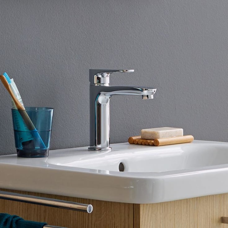 Duravit A.1 tvättställsblandare, medium, krom