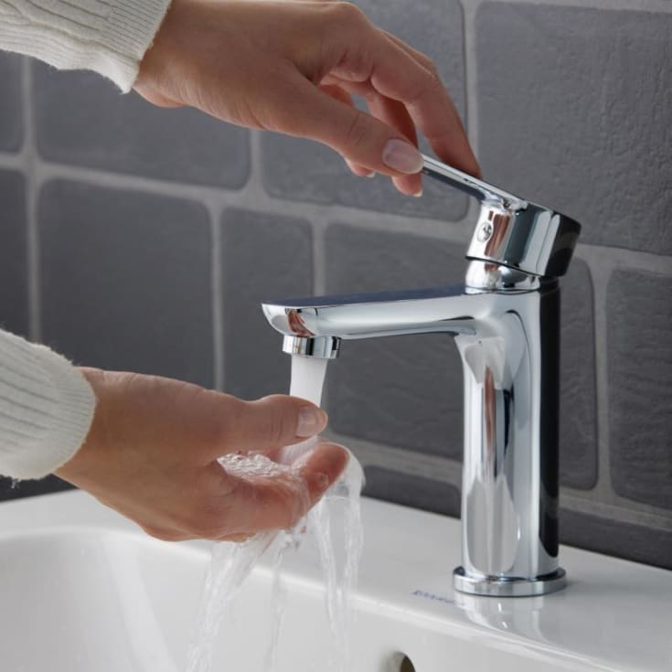 Duravit A.1 tvättställsblandare, medium, krom