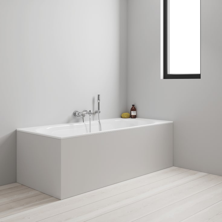 Grohe Concetto badkarsblandare med duschset, krom