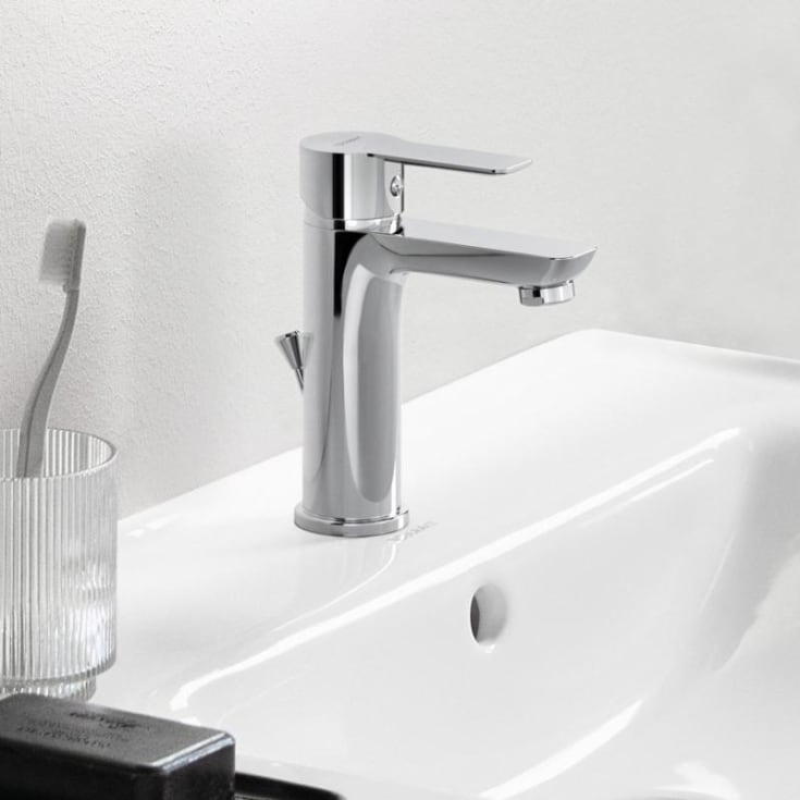 Duravit A.1 servantbatteri medium, krom