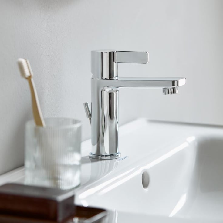 Duravit D-Neo tvättställsblandare, medium, krom