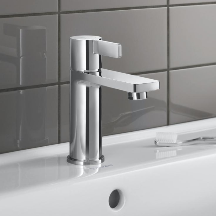 Duravit D-Neo tvättställsblandare, medium, krom