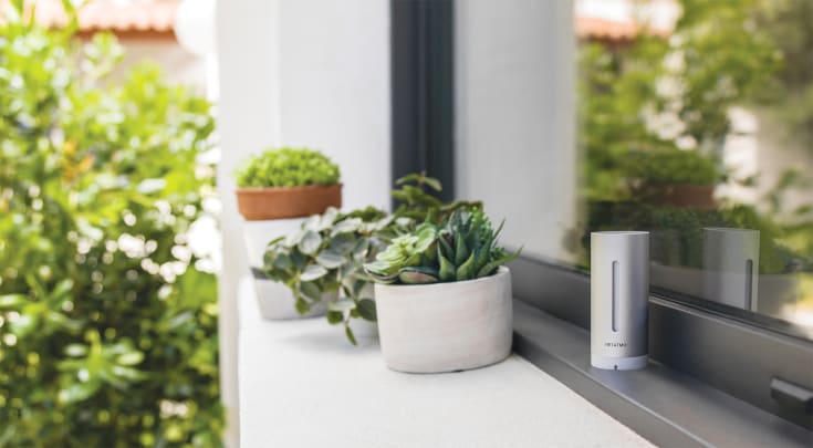 Netatmo smart väderstation med regnmätare
