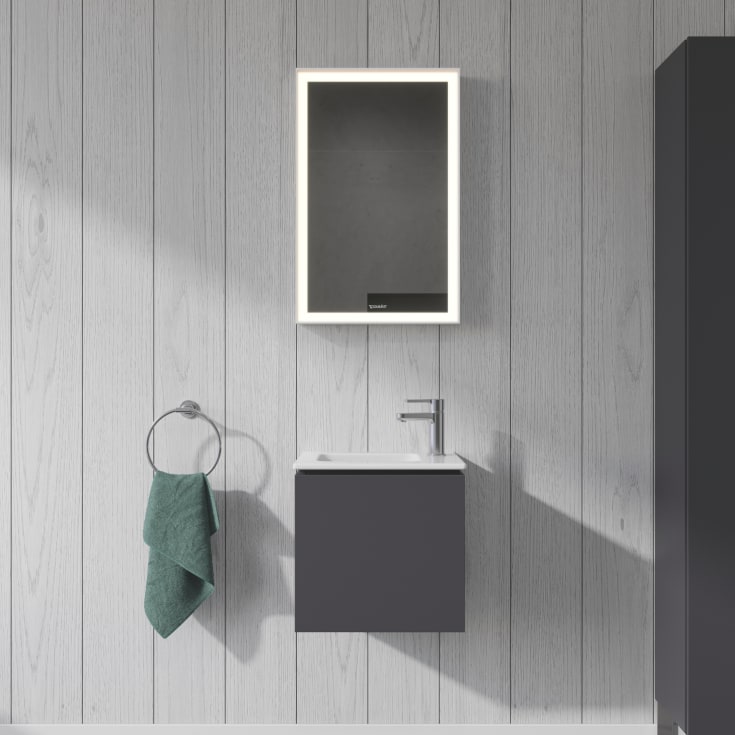 Duravit Me By Starck tvättställ, 43x30 cm, höger, vit