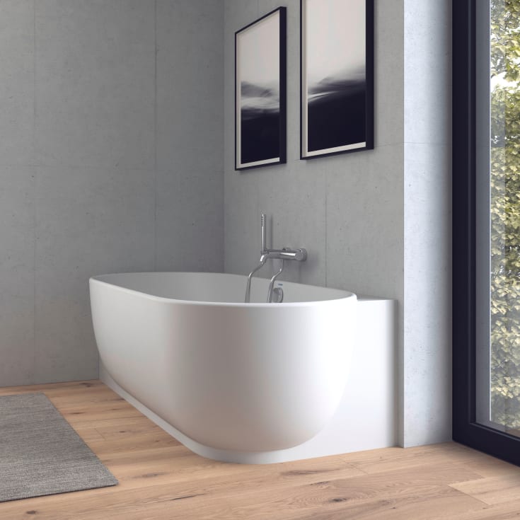 Duravit Luv badkar, 185x95 cm, vänster, vit