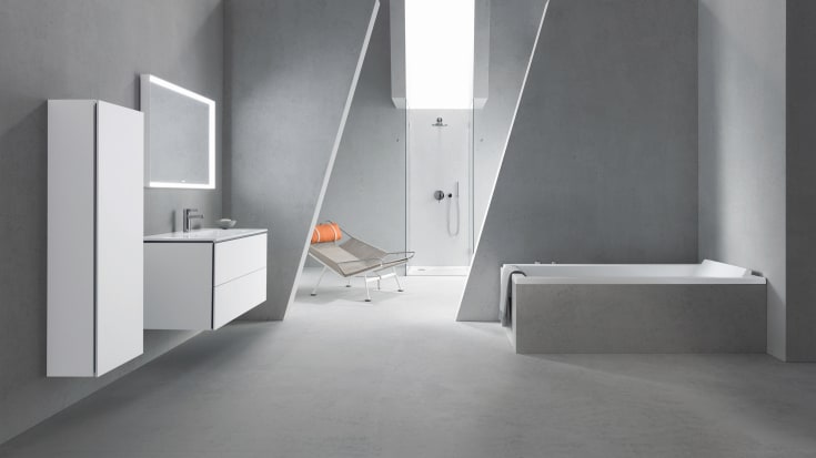 Duravit L-Cube tvättställsunderskåp, 102x48 cm, matt vit