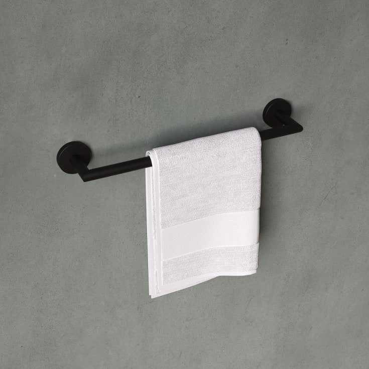 Cosmic Start håndklestang, 40 cm, sort