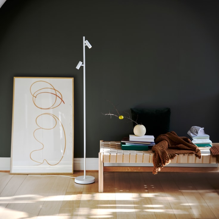 Nordlux Omari gulvlampe, hvid
