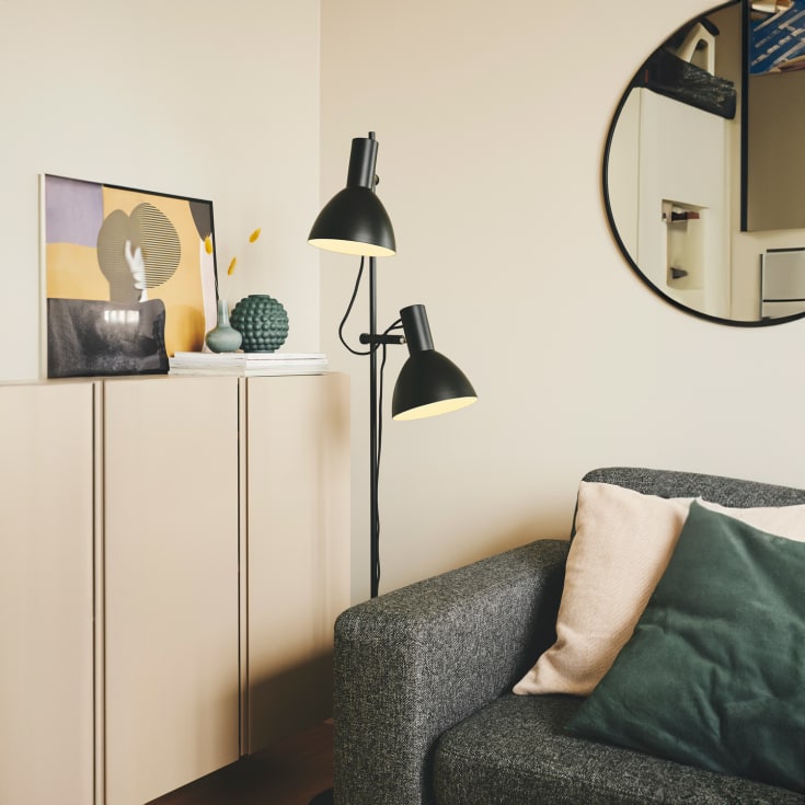 Halo Design Baltimore golvlampa, 2-armad