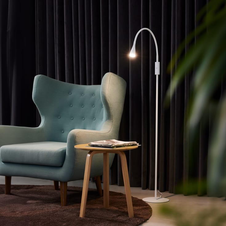 Nielsen Light Twist gulvlampe, hvid