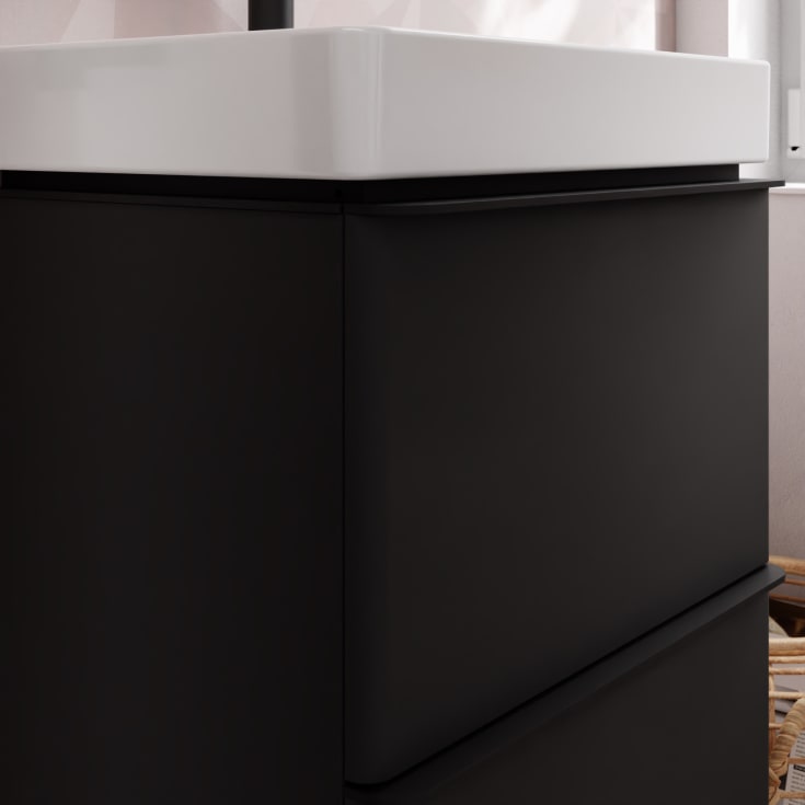 Hansgrohe Xelu Q underskab 48x49,5 cm, mat grå
