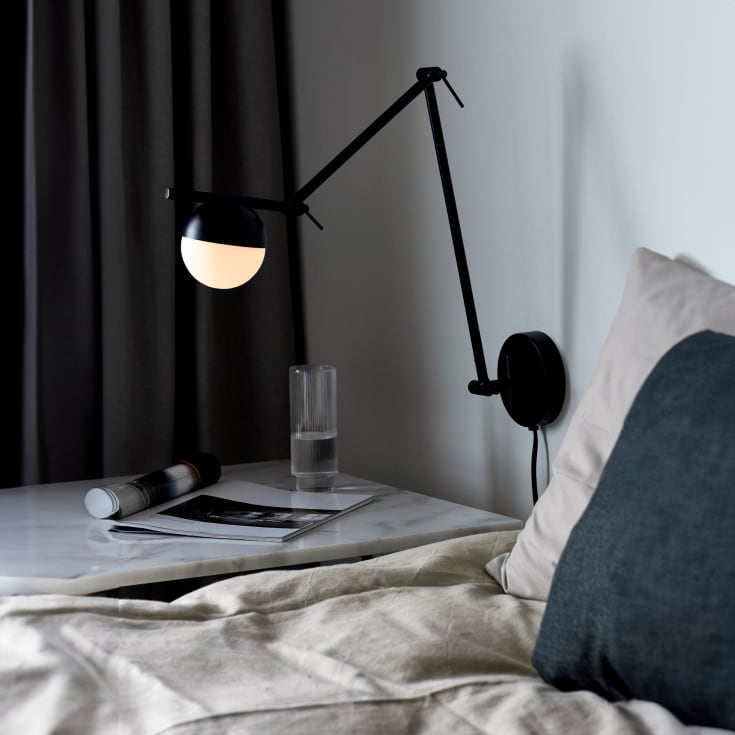 Nordlux Contina vägglampa, svart