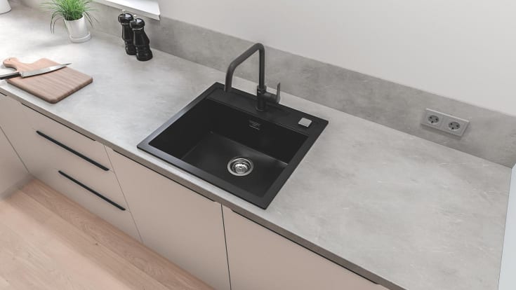 Grohe Start kjøkkenarmatur, matt sort