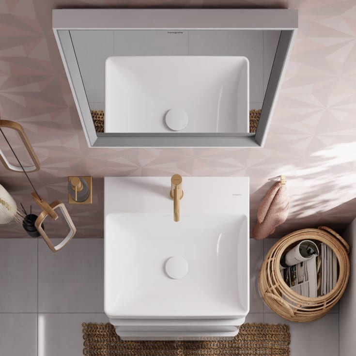 Hansgrohe Xelu Q håndvask, 50x48 cm, hvid