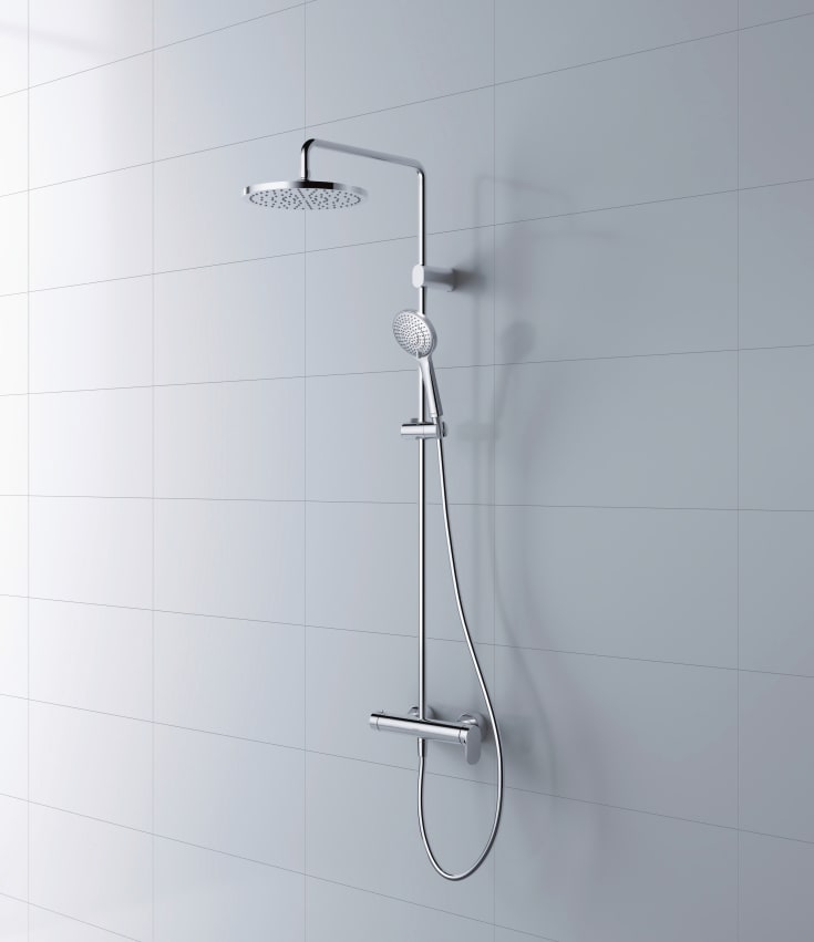 Duravit Wave duschset, krom