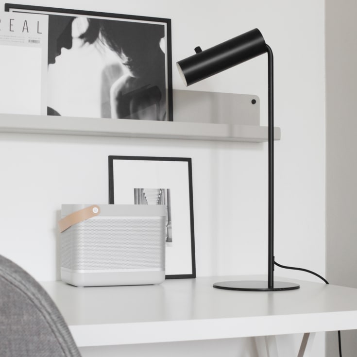 Dftp MIB 6 bordlampe, sort