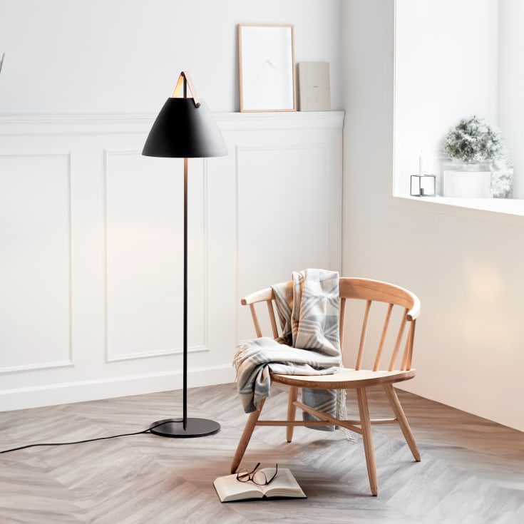 Dftp Strap golvlampa, svart