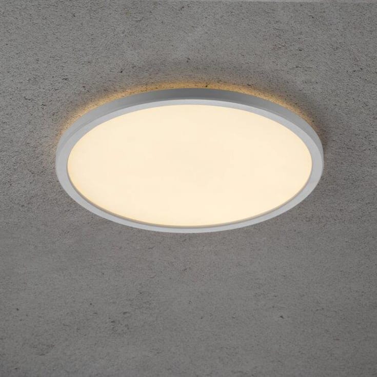 Nordlux Oja plafond, 3-trins-dæmp, 2700K, hvid, Ø60 cm