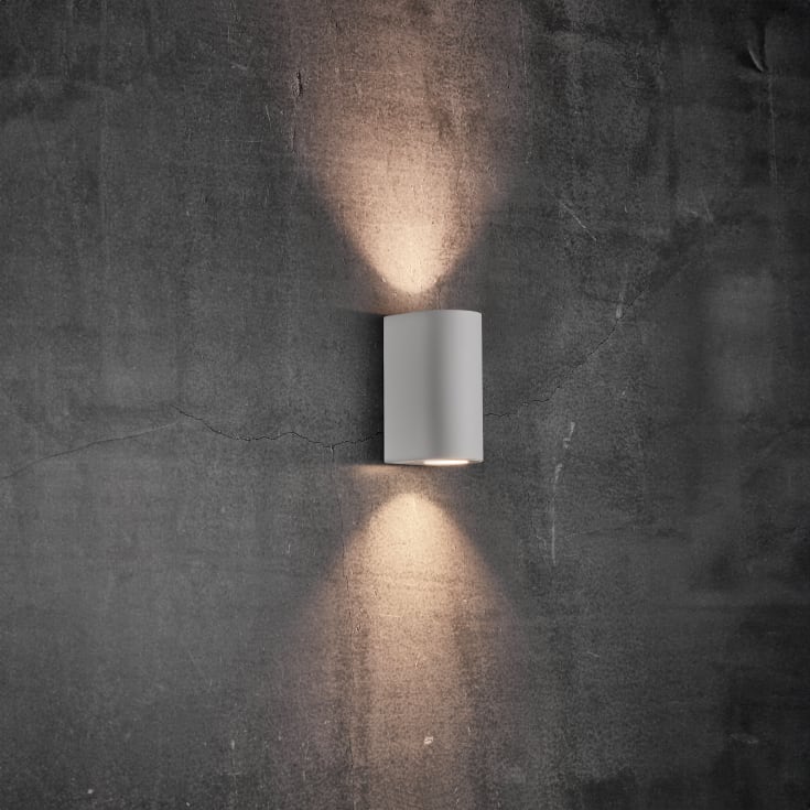Nordlux Canto Maxi 2 vägglampa utomhus, vit