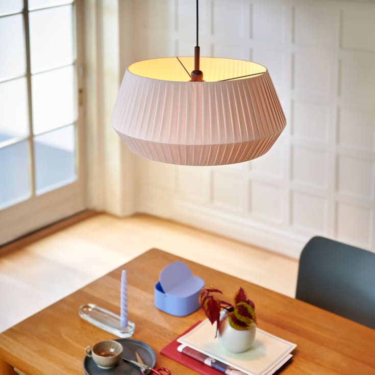 Nordlux Dicte pendel, beige, Ø53 cm