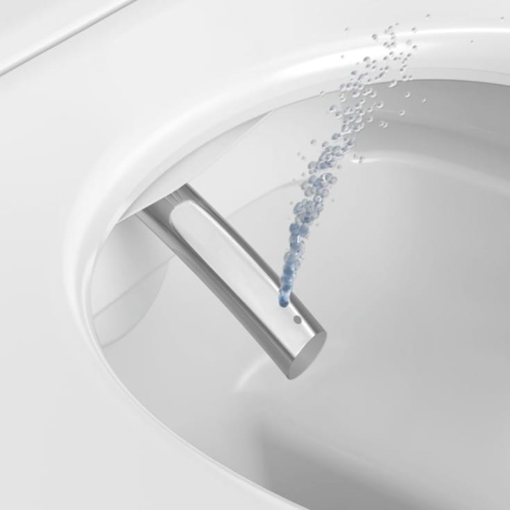Duravit D-Neo SensoWash douchetoilet, uden skyllekant, hvid