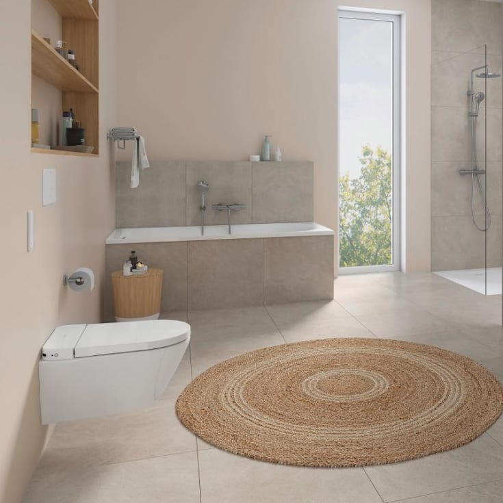 Duravit D-Neo SensoWash douchetoilet, uden skyllekant, hvid