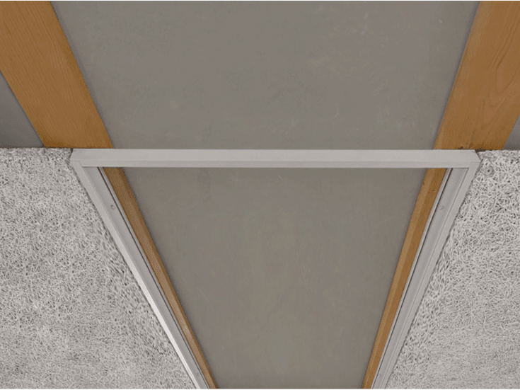 Green:ID Click-Fit indbygningsramme for LED panel, 30x60 cm, hvid