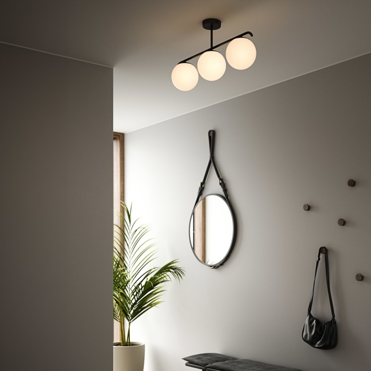 Nordlux Grant taklampa, svart