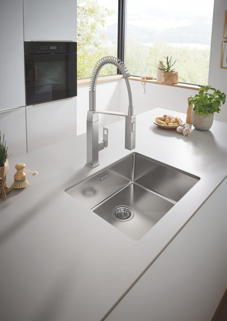 Grohe K700 køkkenvask, 55x45 cm, rustfrit stål
