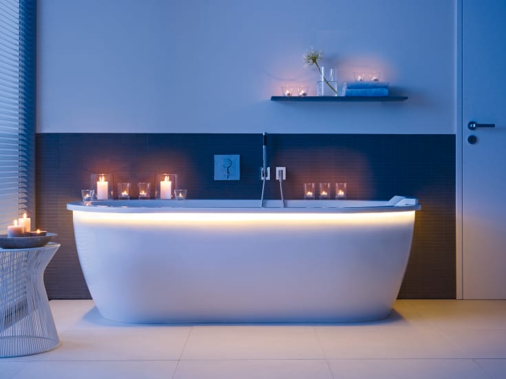 Duravit Darling New badekar, 190x90 cm, hvid