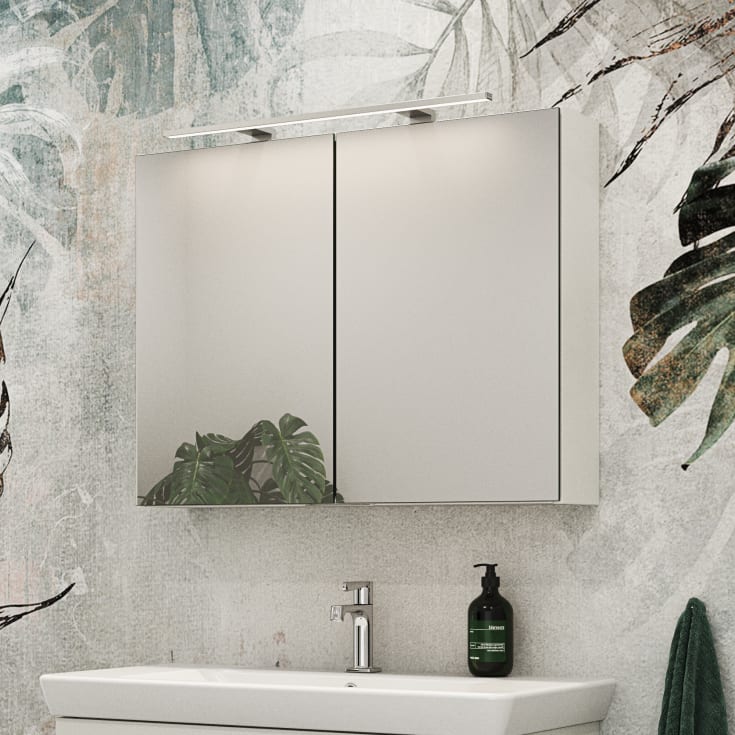 Dansani Mido+ Libra spegellampa, krom, 60 cm