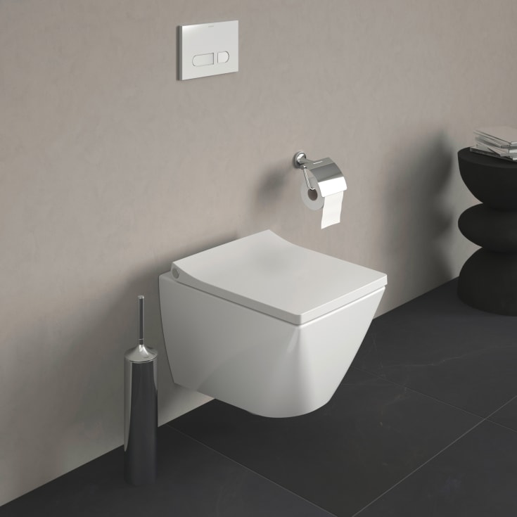 Duravit Viu vägghängd toalett, utan spolkant, vit