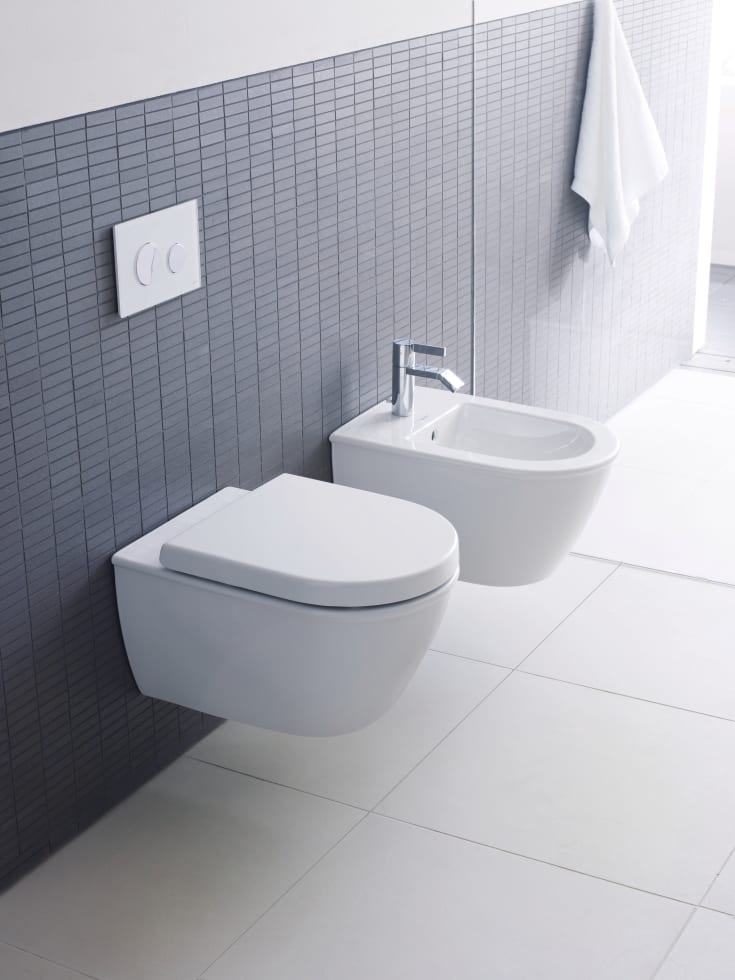 Duravit Darling New vegghengt toalett, rengjøringsvennlig, hvit