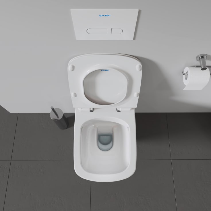 Duravit DuraStyle vägghängd toalett, utan spolkant, vit