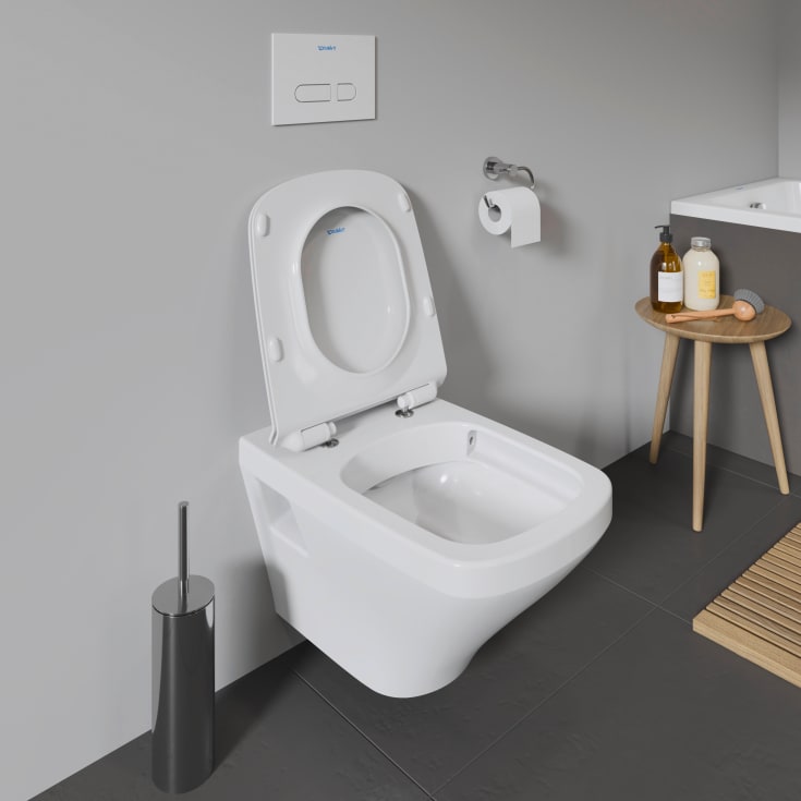 Duravit DuraStyle vegghengt toalett, uten skyllekant, hvit