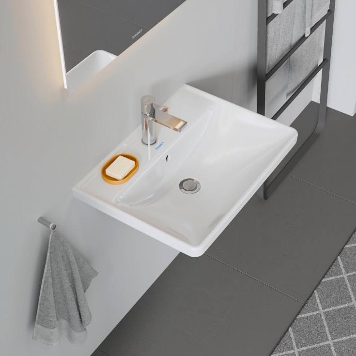 Duravit D-Neo håndvask, 60x44 cm, hvid