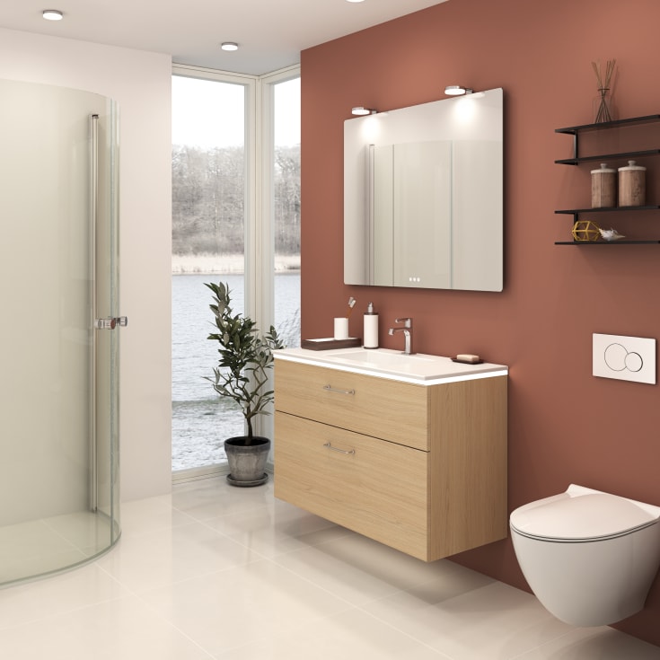 Dansani Soft spegel, 100x80 cm