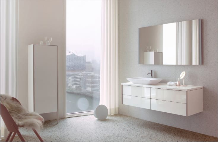 Duravit Viu toppmontert servant, 60x41,5 cm, med wondergliss, hvit