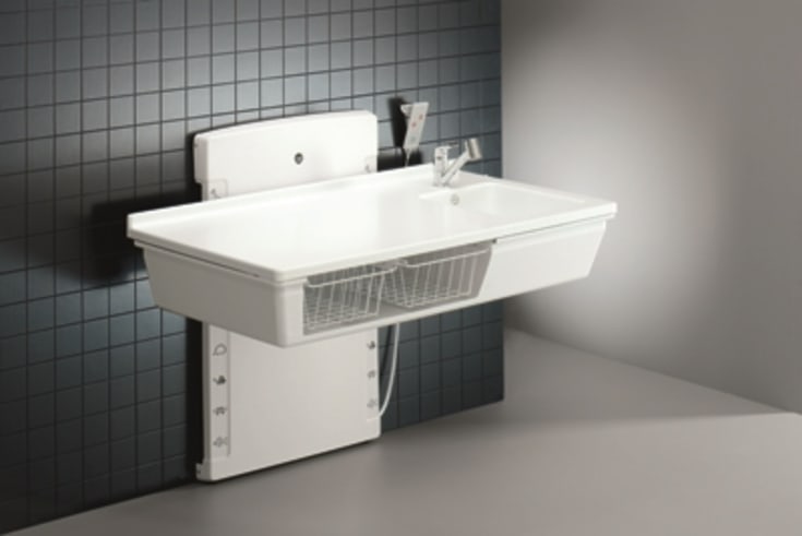 Pressalit Care skötbord, 80x140 cm, vit