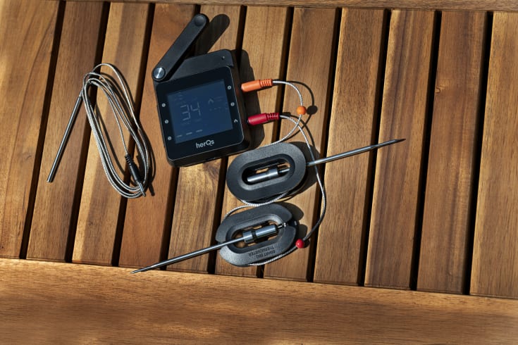 HerQs Professional, stegetermometer med trådløs display, appstyret