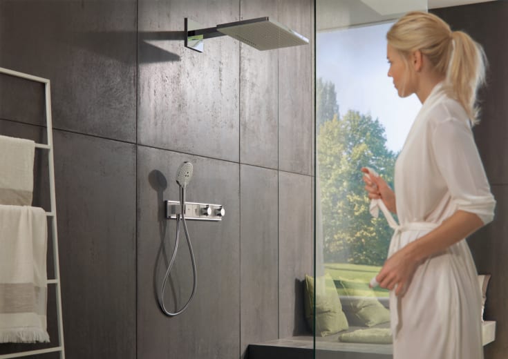 Hansgrohe Rainmaker Select 460 takdusj, 46x30 cm, krom