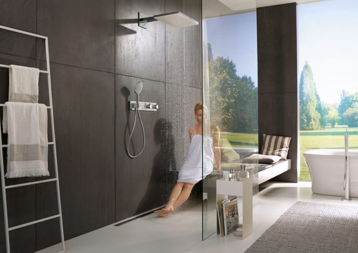 Hansgrohe Rainmaker Select 460 takdusj, 46x30 cm, krom