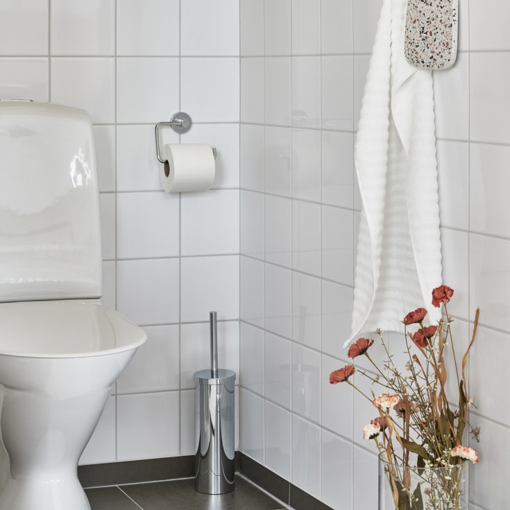 Smedbo Home toiletrulleholder, krom