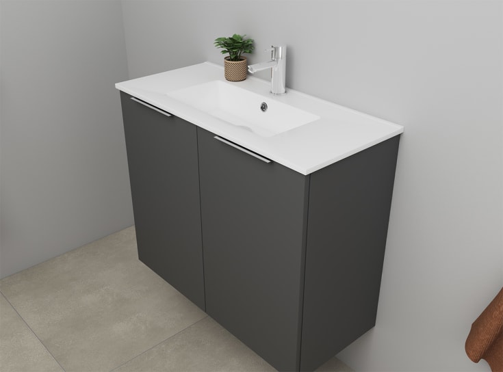 Sanibell Online møbelpakke, 81x36 cm, mat antracit