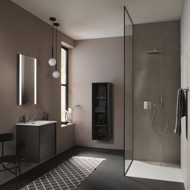 Duravit Viu møbelservant, 53x43 cm, med wondergliss, hvit